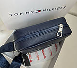 Чоловіча брендова сумка через плече (1016-2) синя, фото 5