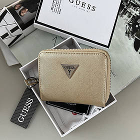 Жіночий маленький гаманець Guess (1211-1) gold