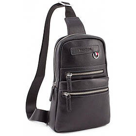 Чоловіча брендова сумка на груди (бананка) Marco Coverna (3366)