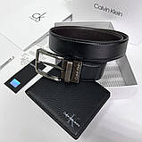 Чоловічий подарунковий набір портмоне і ремінь (404), фото 8