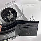 Чоловічий подарунковий набір портмоне і ремінь (404), фото 7