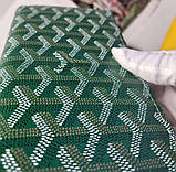 Чоловіче вертикальне портмоне Goyard (091) Lux green, фото 9