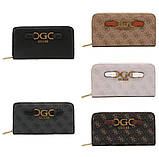 Жіночий гаманець з ремінцем на зап'ястя Guess (6051) коричневий, фото 2