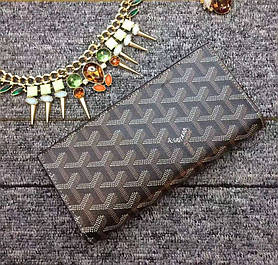 Чоловіче вертикальне портмоне Goyard (091) Lux brown