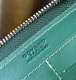 Гаманець на змійці Goyard (094) green Lux, фото 6