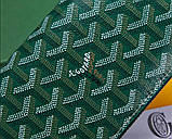 Гаманець на змійці Goyard (094) green Lux, фото 7