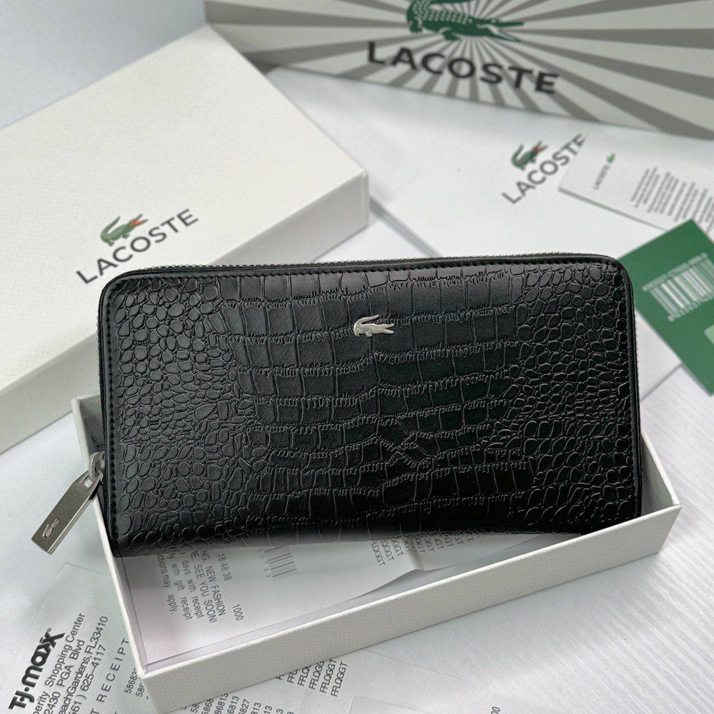Чоловічий гаманець на змійці Lacoste (1715)