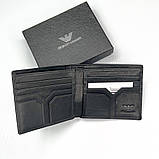 Чоловіче шкіряне портмоне в подарунковій упаковці (10А-11), фото 4