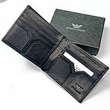 Чоловіче шкіряне портмоне в подарунковій упаковці (10А-11), фото 5
