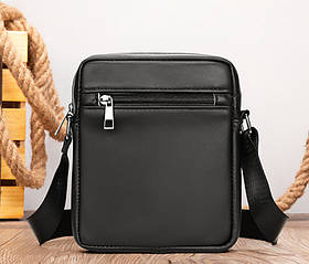 Зручна шкіряна сумка Leather Collection (5042) black