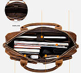 Чоловіча містка сумка для ноутбука Leather Collection (7212), фото 4