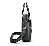 Чоловіча сумка для ноутбука під рептилію Leather Collection (9961), фото 3
