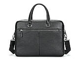 Чоловіча сумка для ноутбука під рептилію Leather Collection (9961), фото 6