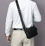 Чоловічий шкіряний месенджер Leather Collection (2030), фото 2