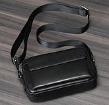 Чоловічий шкіряний месенджер Leather Collection (2030), фото 4