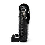 Чоловіча шкіряна сумка на плече під рептилію Leather Collection (5061), фото 4