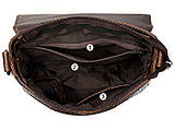 Чоловіча шкіряна сумка на плече під рептилію Leather Collection (5061), фото 5