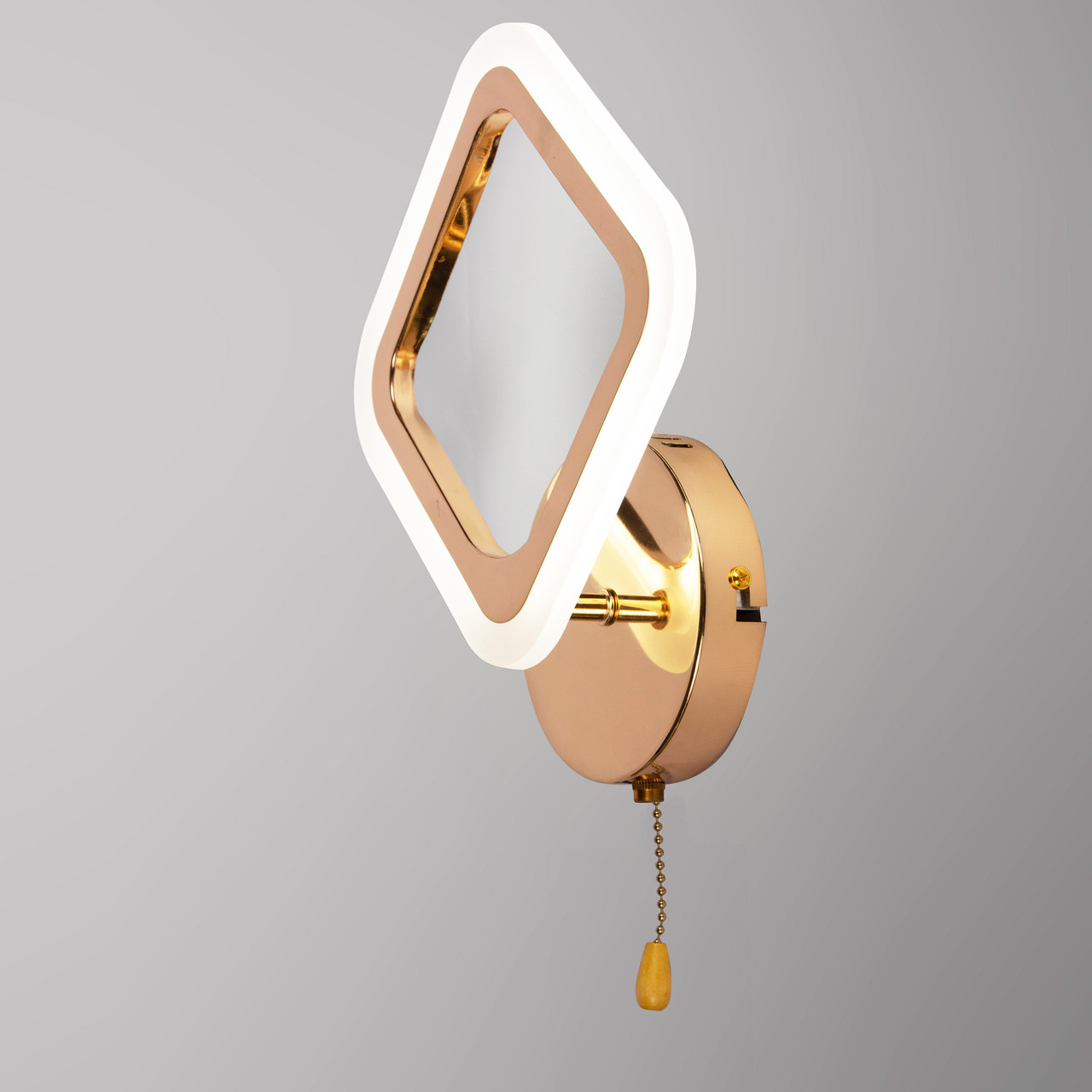 Світильник світлодіодний настінний, LED бра Sunlight золото 5331/1W