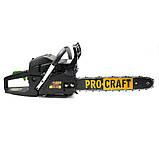 Потужна бензопила 4,1 кВт Procraft GS50/2, 2 шини 45/40см, 5.57 к.с., Олія 2T 1л, Олія для ланцюга Procraft 1л, фото 7