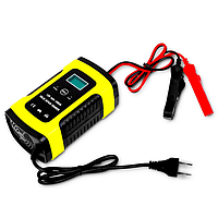 Зарядний пристрій для автомобільного акумулятора FOXSUR 2 V 5-6 A з LCD-дисплеєм