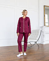 Костюм медичний жіночий Джекі утеплений котон довгий рукав