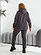 Утеплений костюм спортивний прогулянковий трьохнитка 50-52 54-56 58-60 (1089сев), фото 2