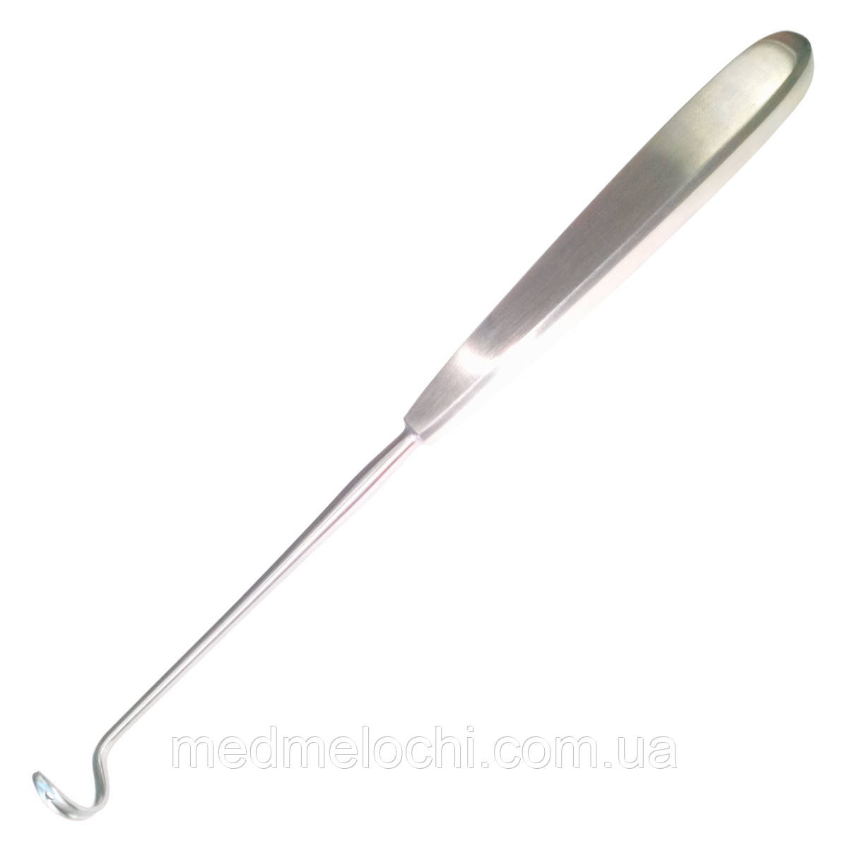 Голка Лігатурна по Deschamps, тупа зігнута в ліву сторону, для правої руки SURGIWELOMED. Довжина 20 см