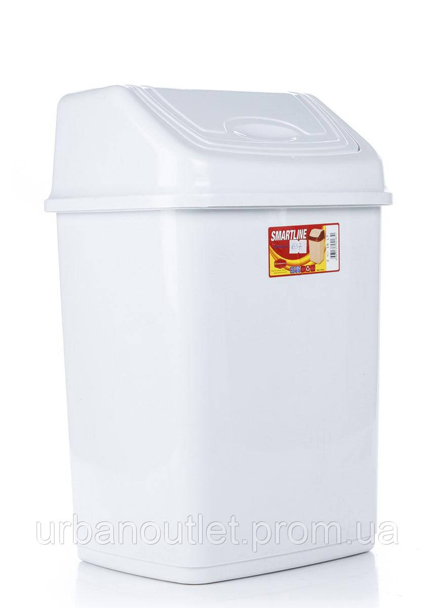 Ведро для мусора Senyayla 16 л Белое (4185-bl), 1479307 - 595 (ID ...