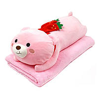 Плед дитячий з м'якою іграшкою KOLOCO "Мишка" (39882)