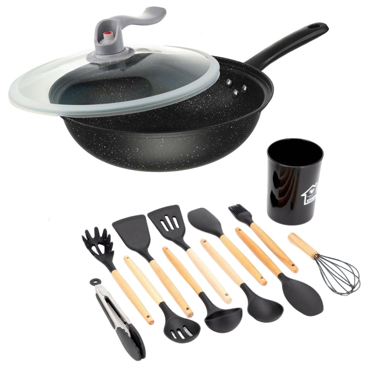 Набір кухонних предметів із вакуумною сковородою KITUA