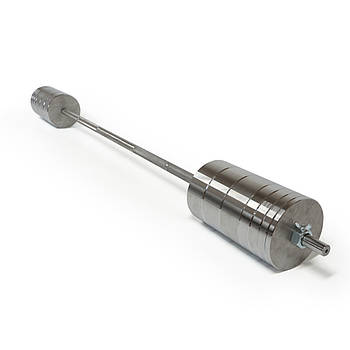 Штанга набірна, пряма 1,8 м, 96 кг, Сталь, без покриття