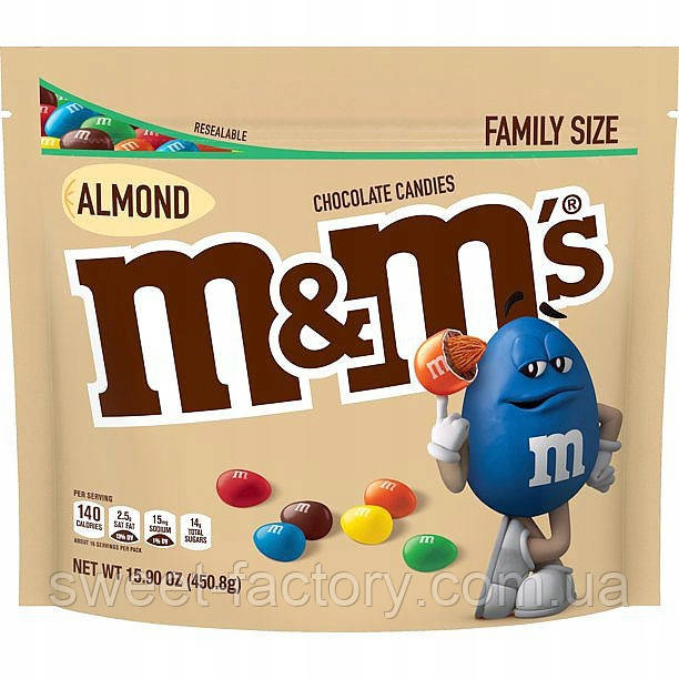 Драже M&M´s Almond 450g