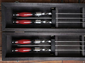 Набір шампурів у кейсі + гравіювання, фото 3