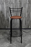 Стілець барний, для барної стійки, для кафе, високий стілець, металевий барний стілець, стілець для бара, фото 2