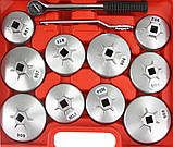 Набір ключів Mar-Pol M57611 для зняття масляних фільтрів 23 шт., фото 4