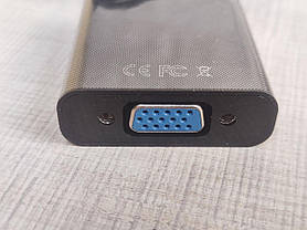 Перехідник HDMI to VGA адаптер конвертор + аудио 3,5мм, фото 4