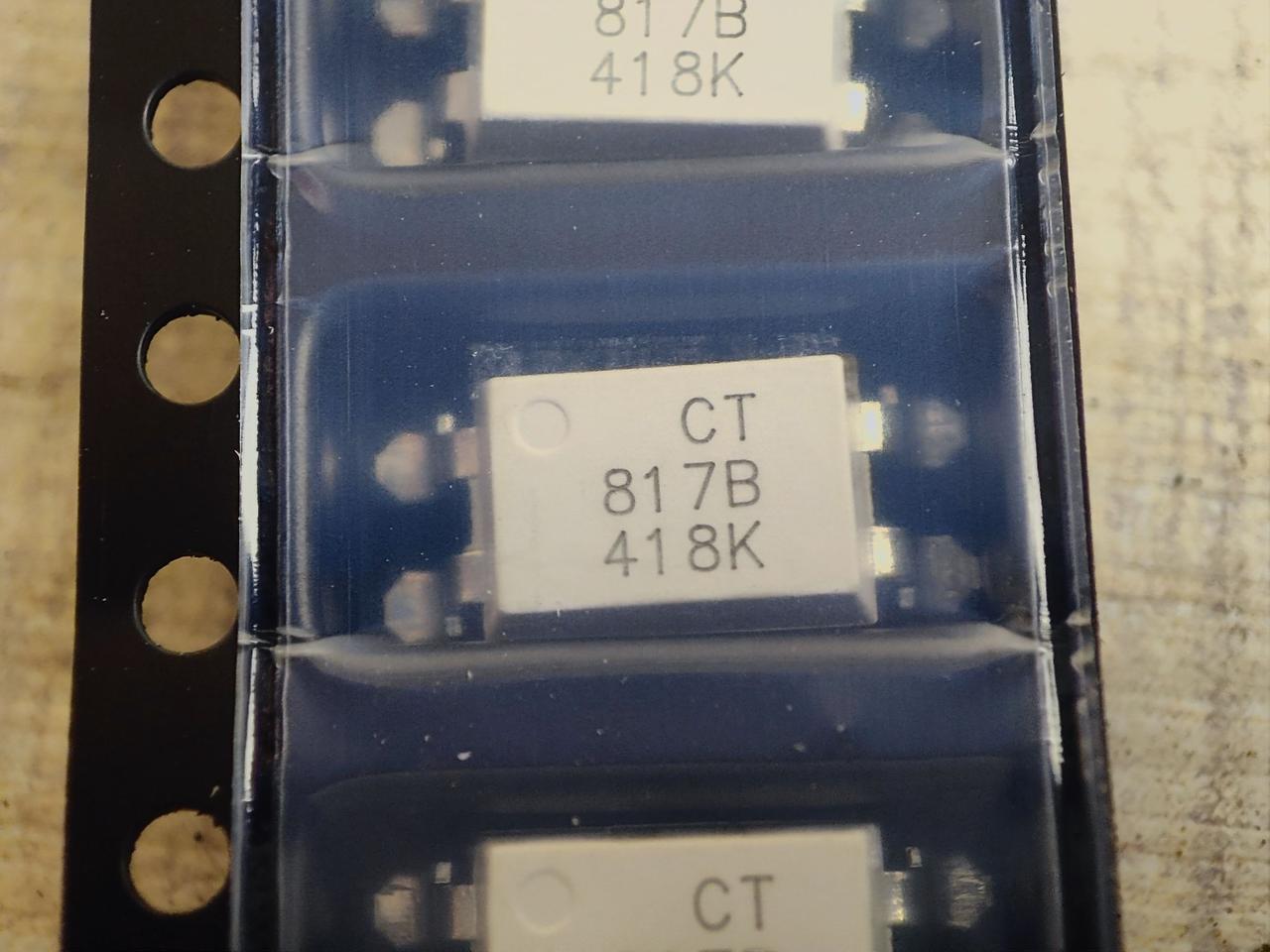Оптрон CT817C 1 канал, транзисторний вихід, напруга ізоляціі 5 кВ, DIP4
