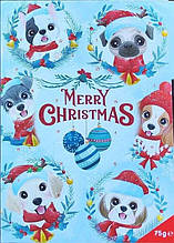 Адвент Календар Шоколадний Merry Christmas Baron 75 г Польща (5 шт./1 уп)