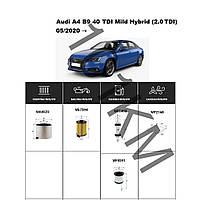 Комплект фільтрів Audi A4 B9 40 TDI Mild Hybrid (2.0TDI) (2020-) WIX