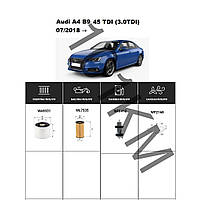 Комплект фільтрів Audi A4 B9 45 TDI (3.0TDI) (2018-) WIX