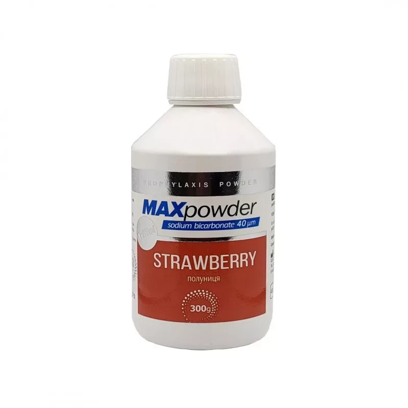 Сода для AirFlow MaxPowder (бікарбонат Na) 40 мкм 300 г Полуниця