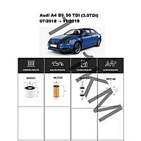 Комплект фільтрів Audi A4 B9 50 TDI (3.0TDI) (2018-2019) WIX