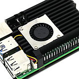 Корпус-радіатор для Raspberry Pi 5 з вентилятором (Aluminium Armor), фото 2