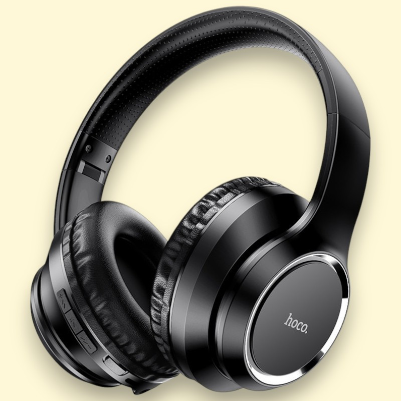 Бездротові bluetooth навушники Hoco W28 MP3 Journey Навушники накладні, Чорний