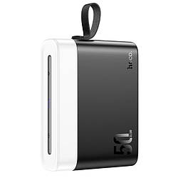 УМБ портативне зарядне Power Bank HOCO Masterfull J94A 50000 mAh 2USB, 2Type-C, QC, чорне