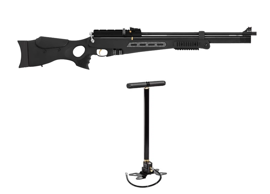Пневматична гвинтівка PCP Hatsan BT65RB Elite (4.5мм, 40 Дж, з насосом Artemis 30D) JGR