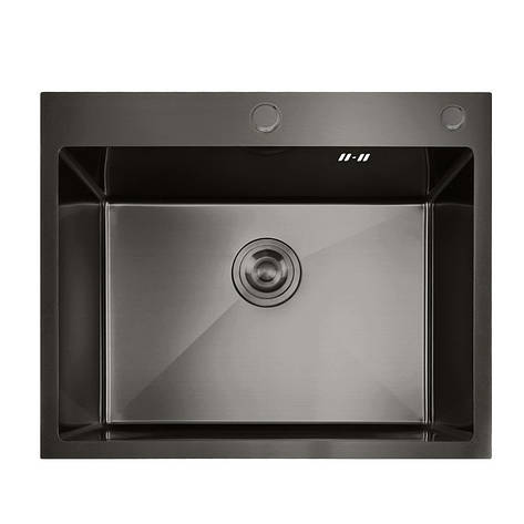 Мийка Mixxus MH5843 Nano-Black з неірж. сталі (колір графіт) (MX1931), фото 1