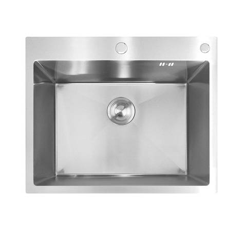 Мийка Mixxus MH6050 Nano-Silver з неірж. сталі (колір неірж.) (MX1932), фото 1