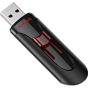 Флешка USB SanDisk Cruzer Glide 32GB Black/Red (SDCZ600-032G-G35), фото 2