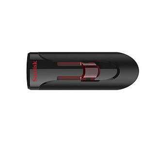 Флешка USB SanDisk Cruzer Glide 32GB Black/Red (SDCZ600-032G-G35), фото 3